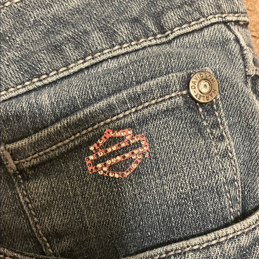 Harley-Davidson Size 22 Women's Flared Jeans - Picture 3 of 9